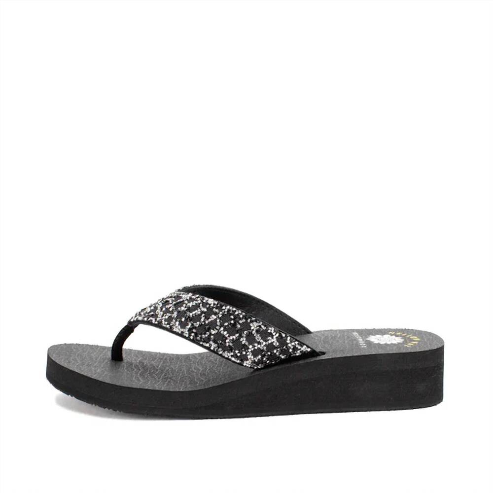 NEW YELLOWBOX women's cesky sandal in black - Picture 2 of 4